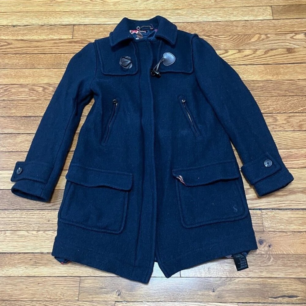 Joules Midnight Blue Pea Coat